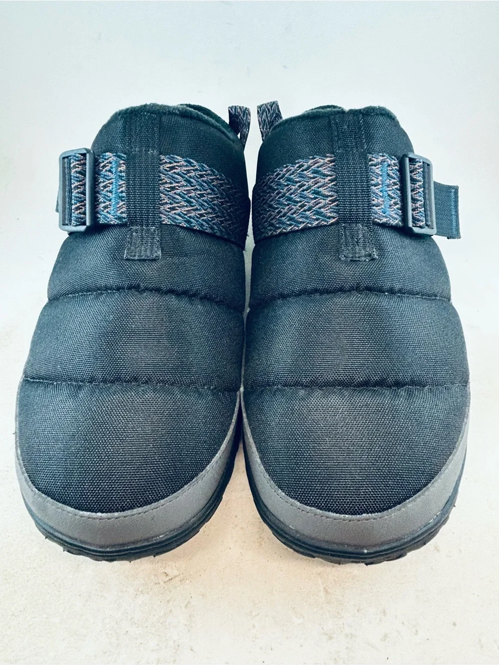 Chaco Men's Black Graphite Ramble Rugged Canvas Clog Slippers size 13 EU 46